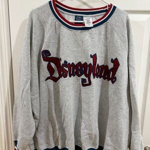 Disney 70th Anniversary Vault Collection Sweatshirt with Red and Blue Trim